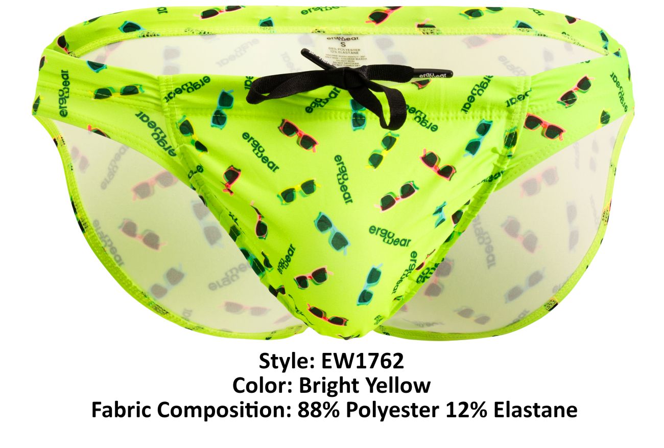ErgoWear EW1762 FEEL SW Swim Briefs Color Bright Yellow