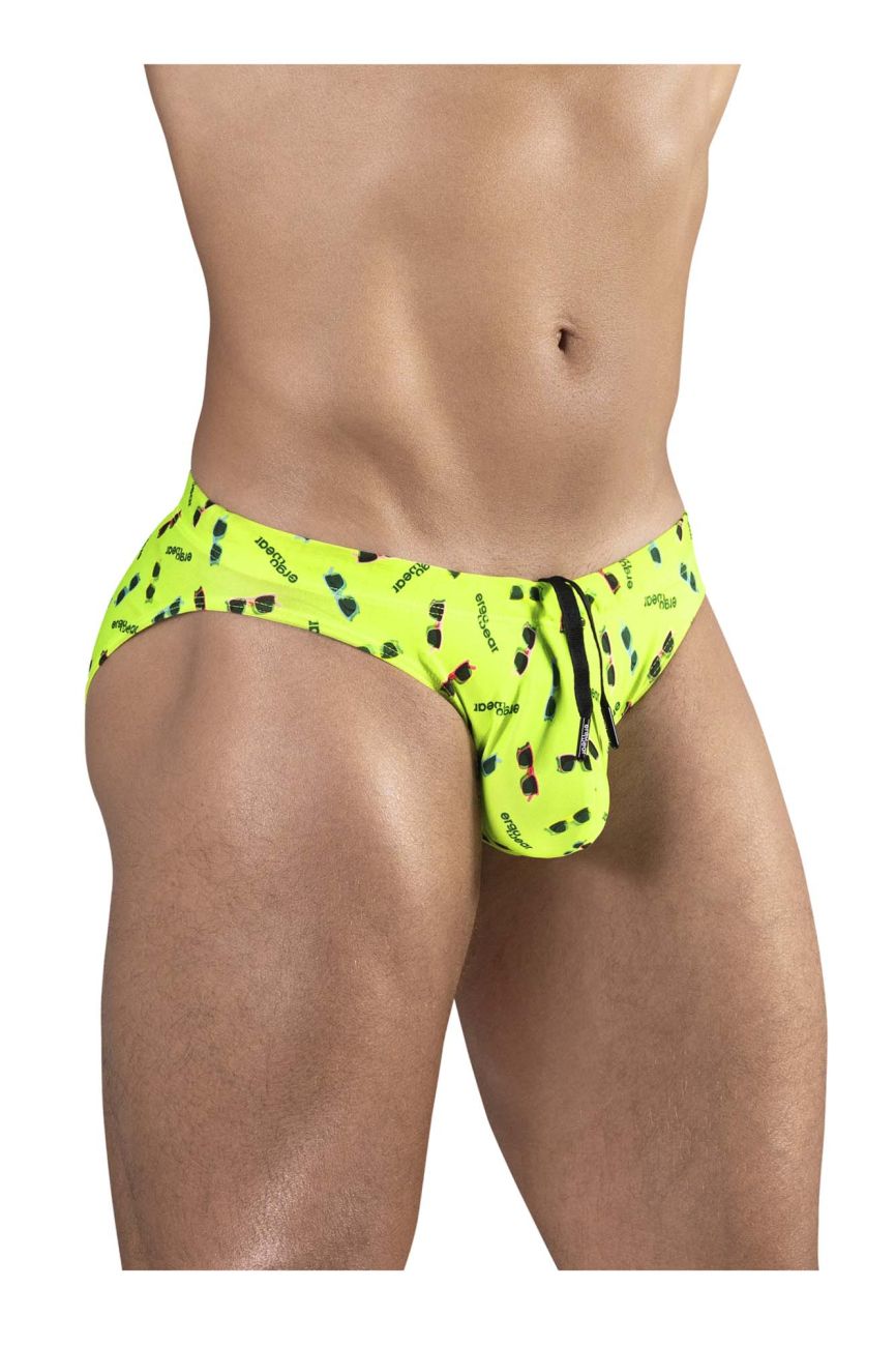 ErgoWear EW1765 X4D SW Swim Briefs Color Bright Yellow