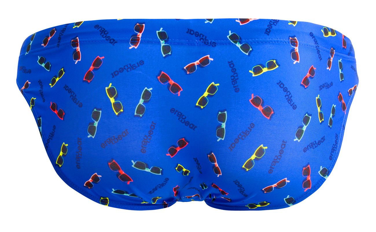 ErgoWear EW1767 X4D SW Swim Briefs Color Blue-Sunglasses