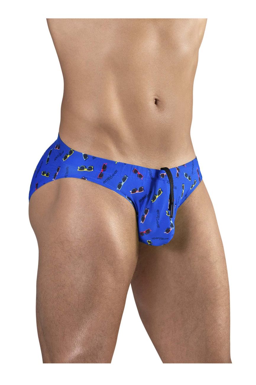 ErgoWear EW1767 X4D SW Swim Briefs Color Blue-Sunglasses