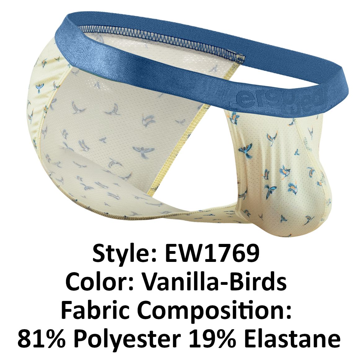 ErgoWear EW1769 SLK SE Bikini Color Vanilla-Birds