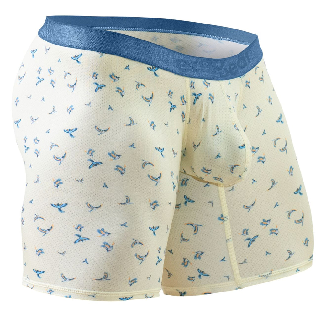 ErgoWear EW1771 SLK SE Boxer Briefs Color Vanilla-Birds