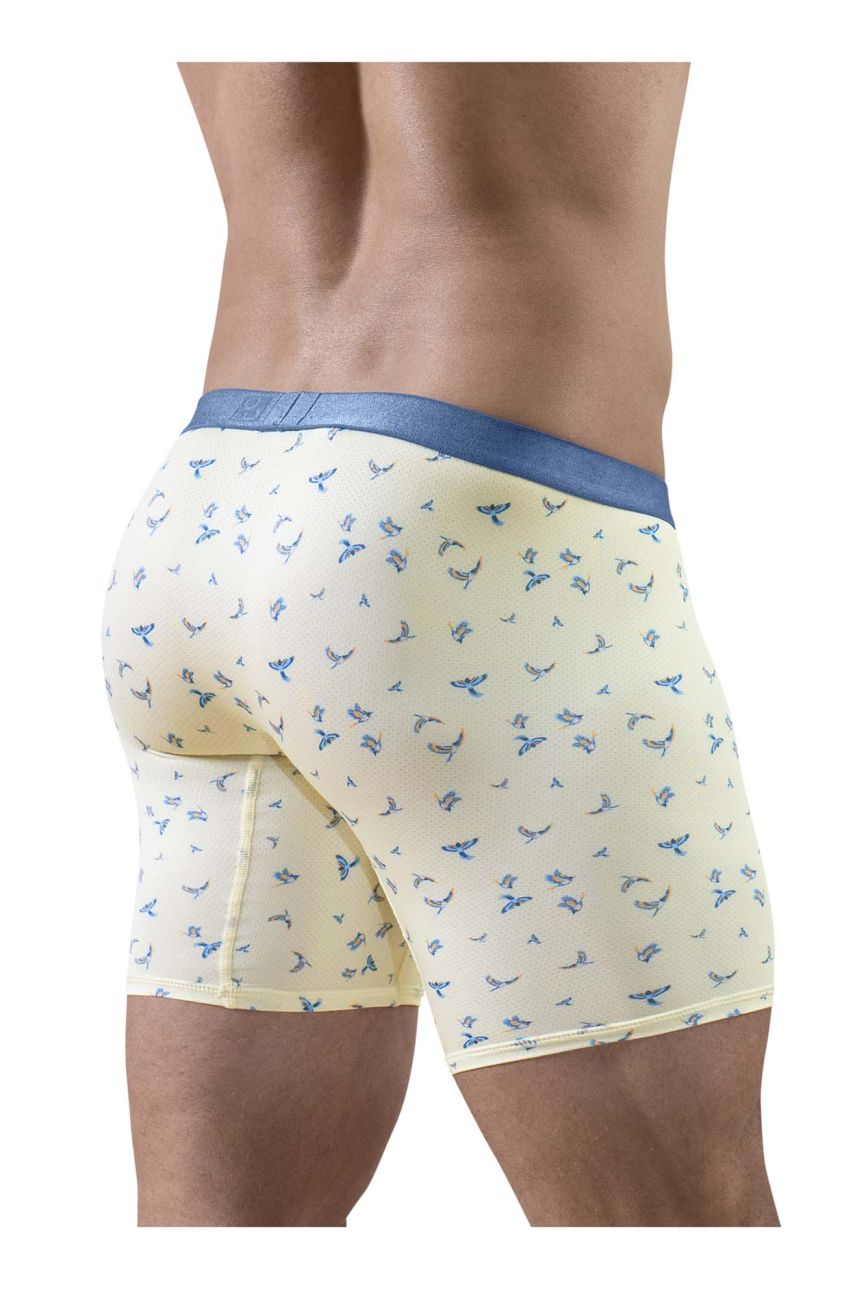 ErgoWear EW1771 SLK SE Boxer Briefs Color Vanilla-Birds
