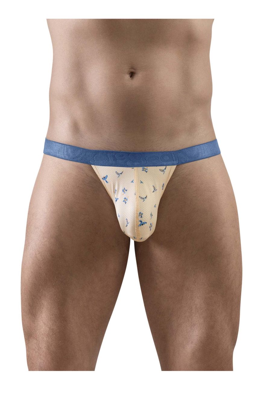 ErgoWear EW1772 SLK SE G-String Color Peach-Birds