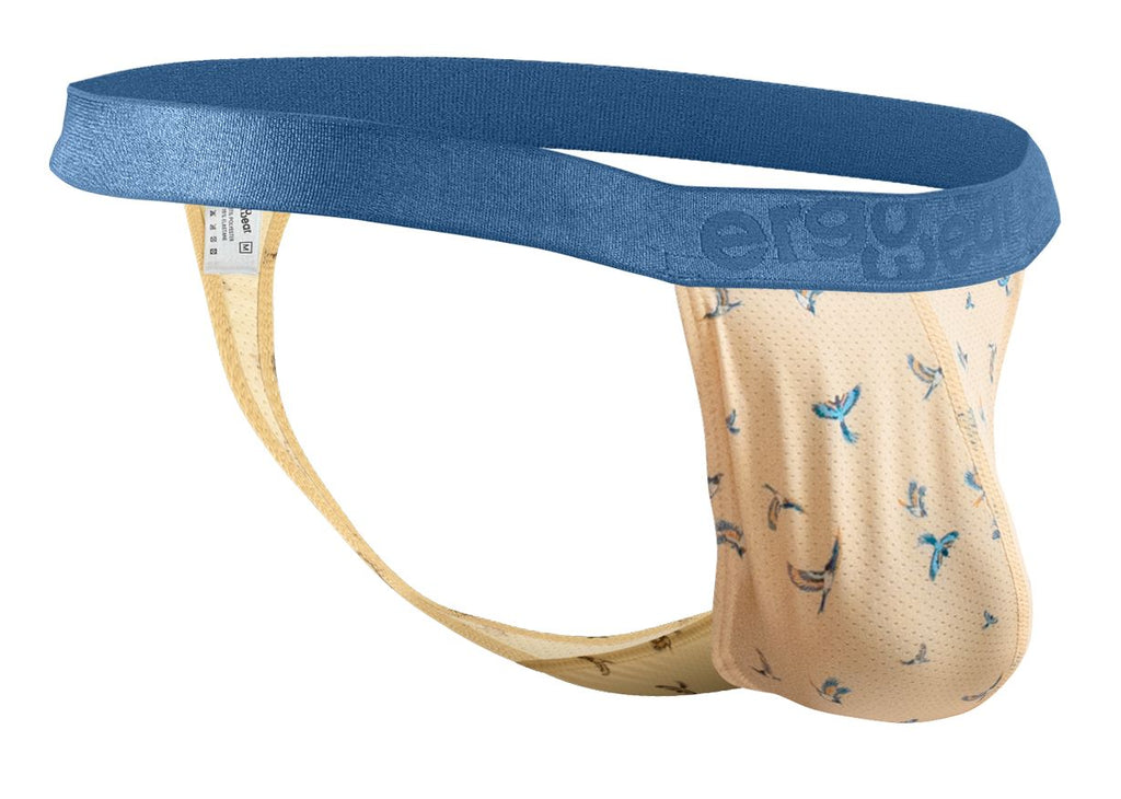 ErgoWear EW1772 SLK SE G-String Color Peach-Birds