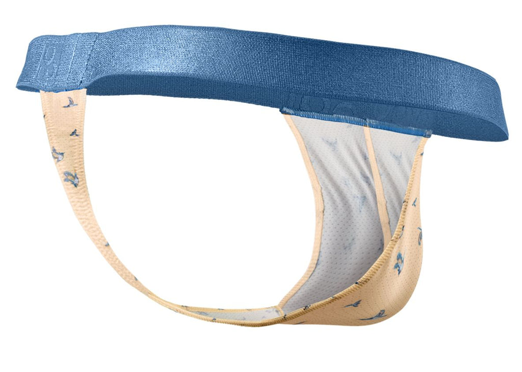 ErgoWear EW1772 SLK SE G-String Color Peach-Birds
