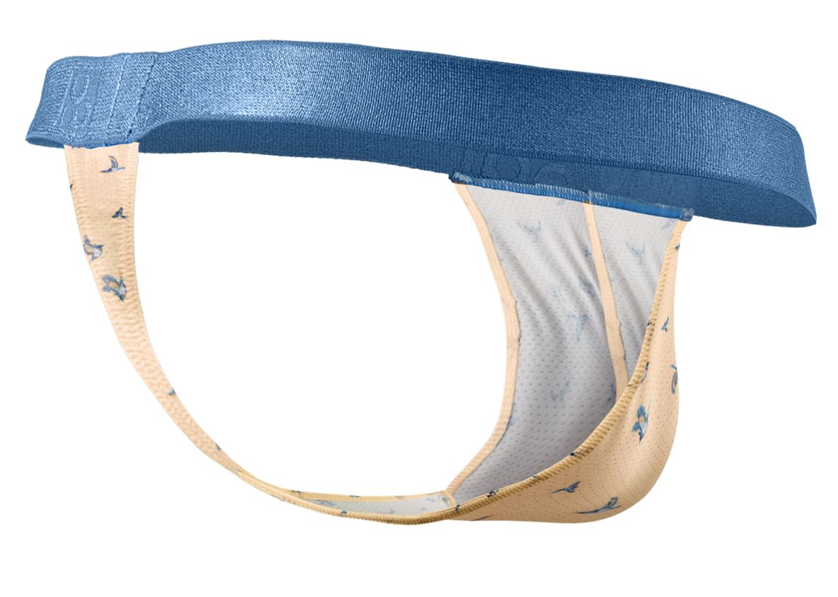 ErgoWear EW1772 SLK SE G-String Color Peach-Birds