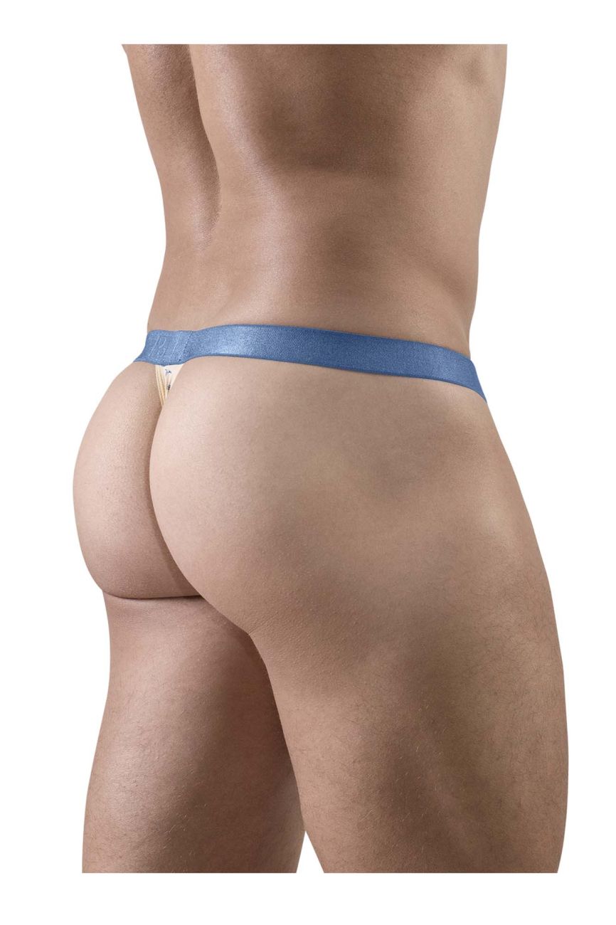 ErgoWear EW1772 SLK SE G-String Color Peach-Birds