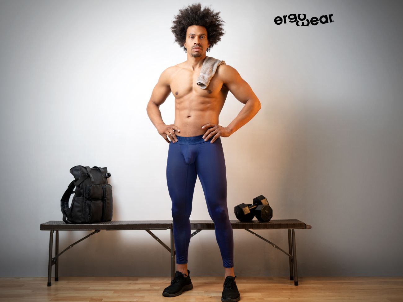 ErgoWear EW1782 MAX BOLD Athletic Pants Color Dark Blue