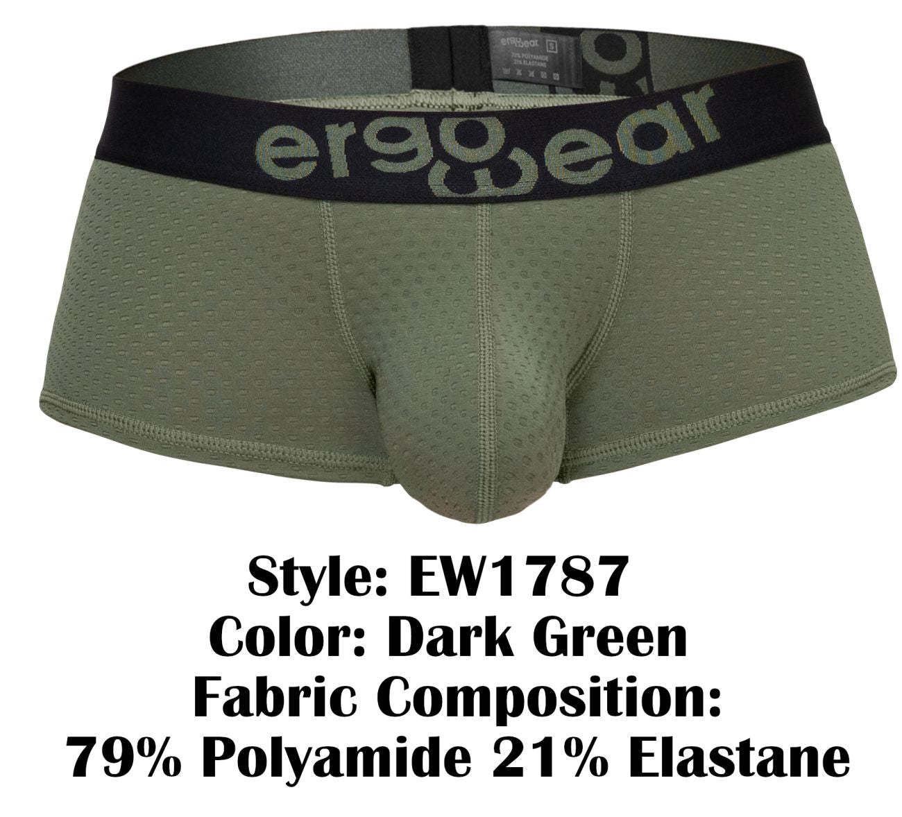 ErgoWear EW1787 MAX FLOW Trunks Color Dark Green