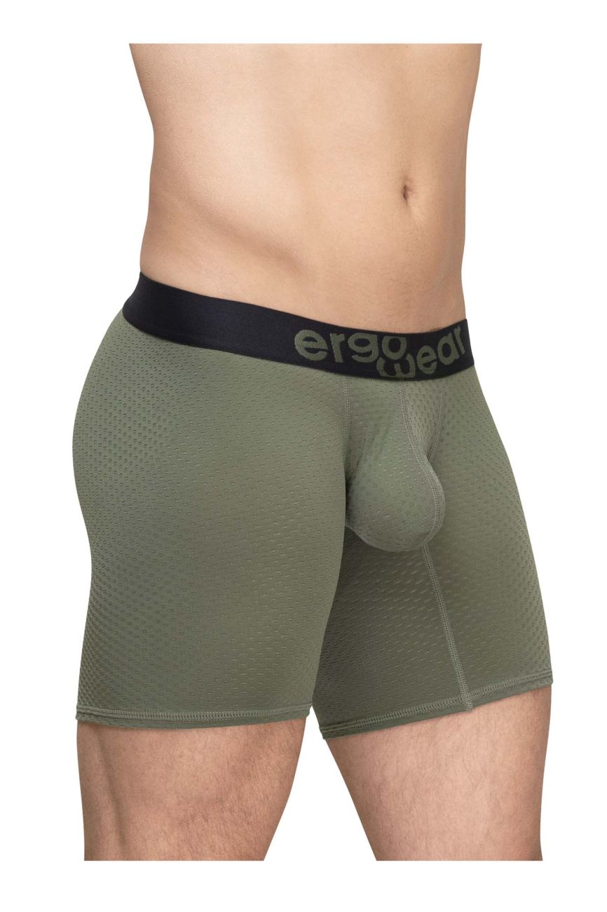 ErgoWear EW1788 MAX FLOW Boxer Briefs Color Dark Green