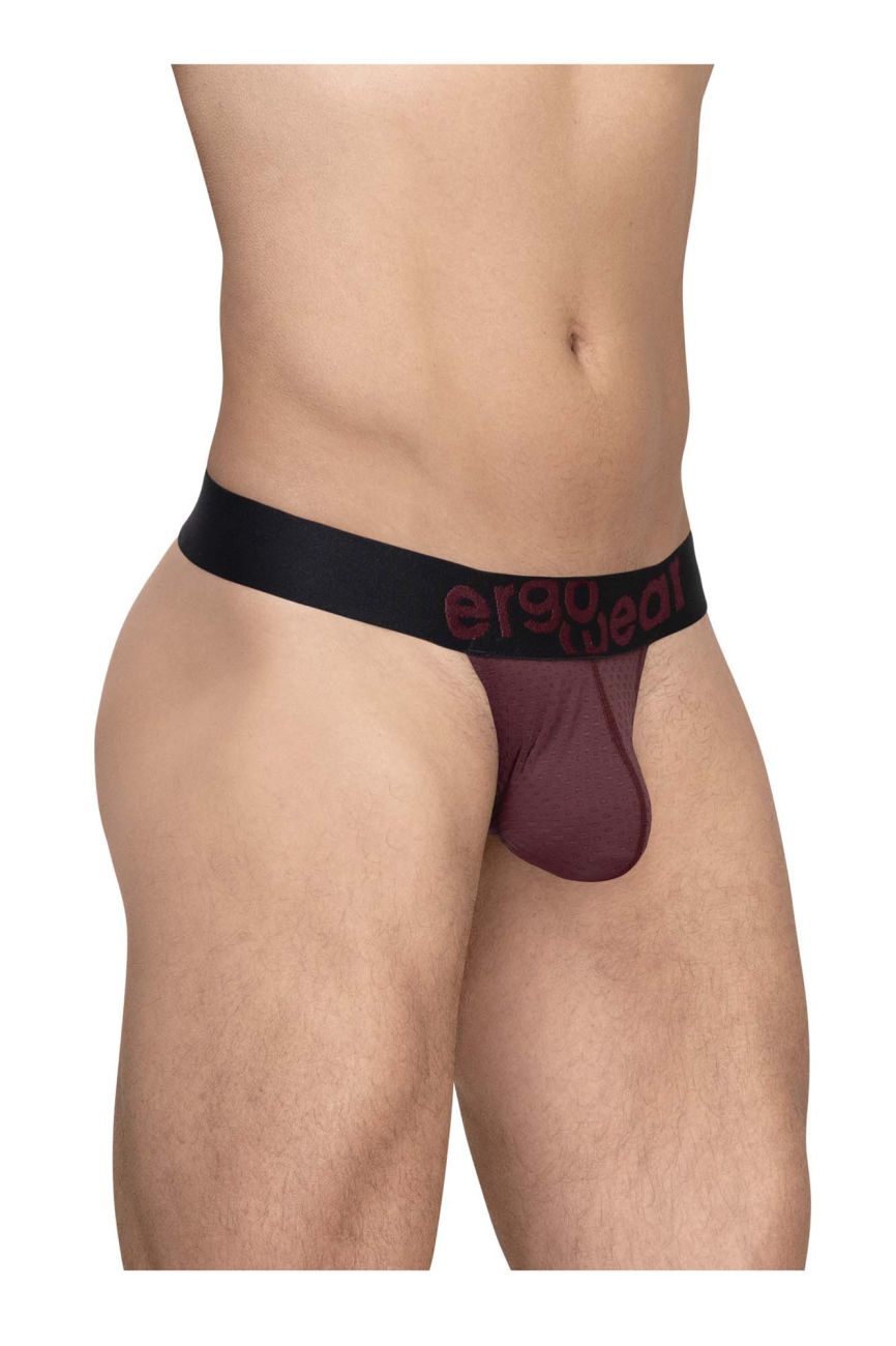 ErgoWear EW1793 MAX FLOW G-String Color Burgundy