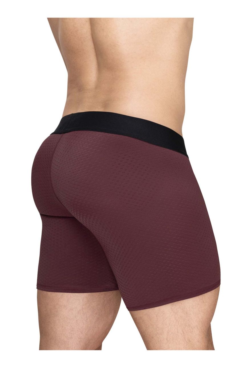 ErgoWear EW1796 MAX FLOW Boxer Briefs Color Burgundy