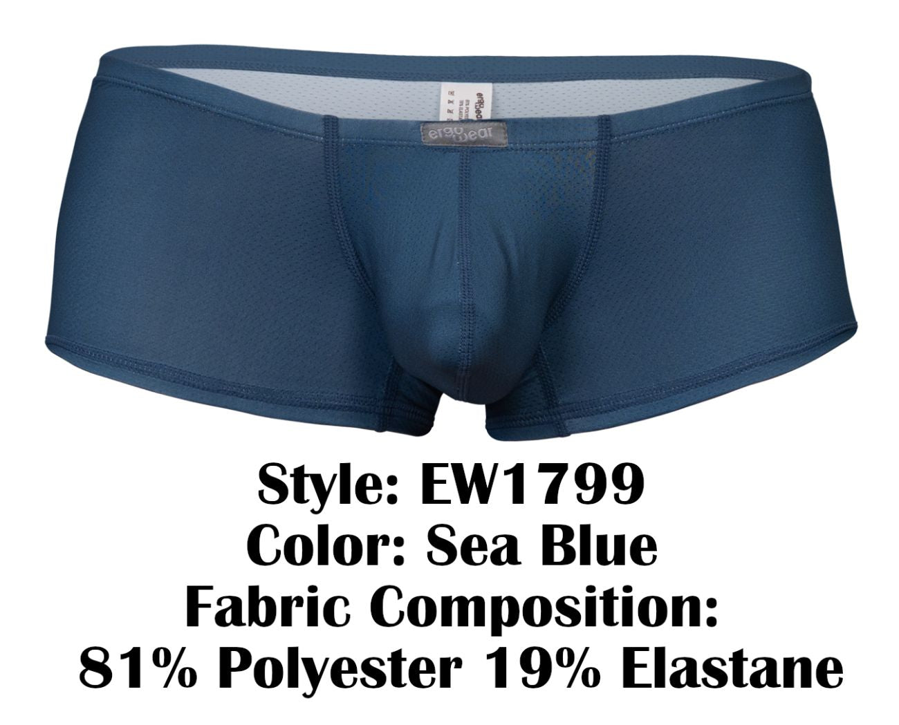 ErgoWear EW1799 X4D SE Trunks Color Sea Blue