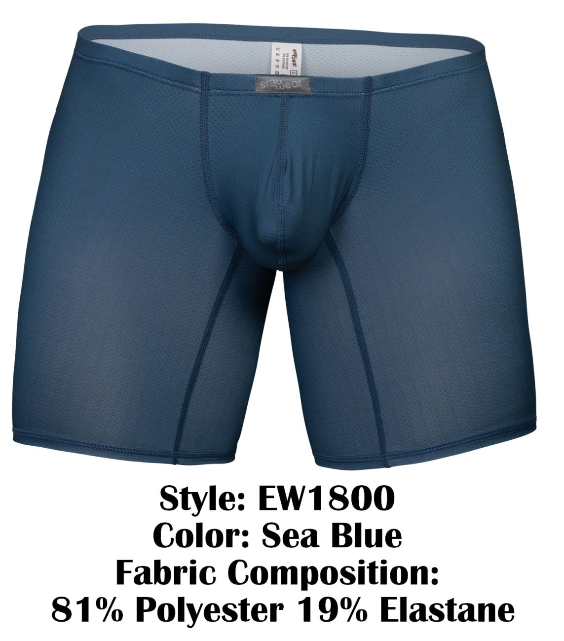 ErgoWear EW1800 X4D SE Boxer Briefs Color Sea Blue