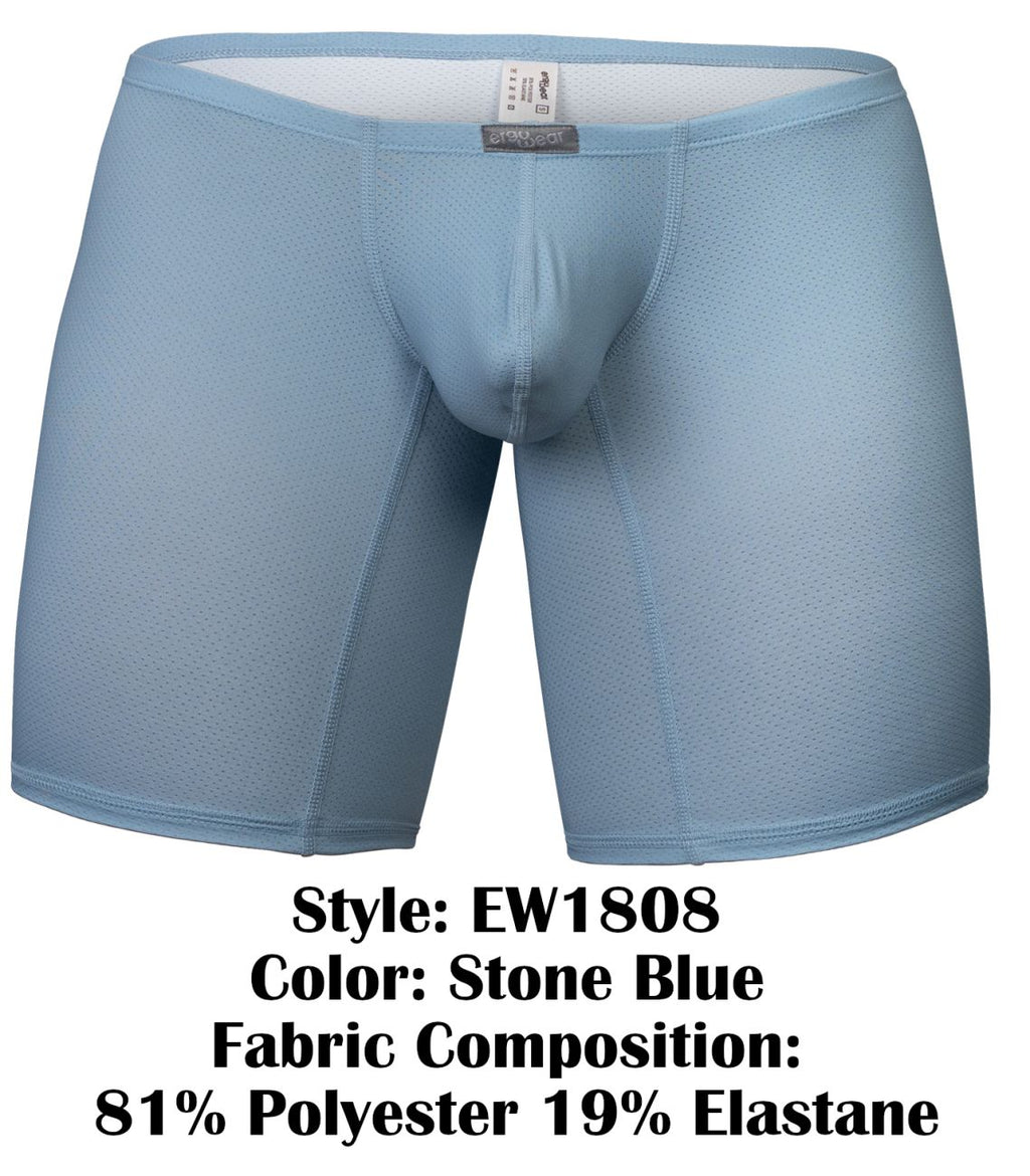 ErgoWear EW1808 X4D SE Boxer Briefs Color Stone Blue