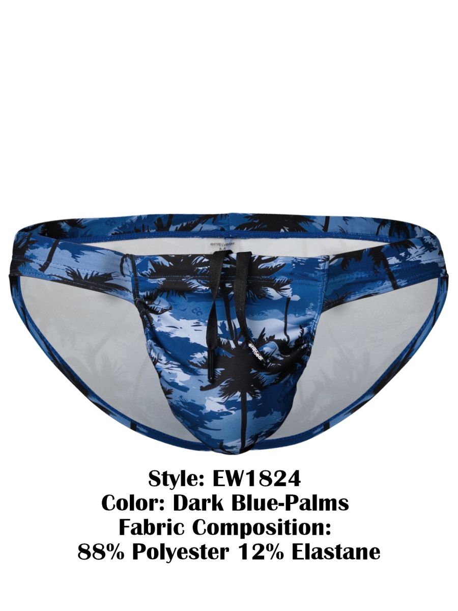 ErgoWear EW1824 FEEL SW Swim Bikini Color Dark Blue-Palms