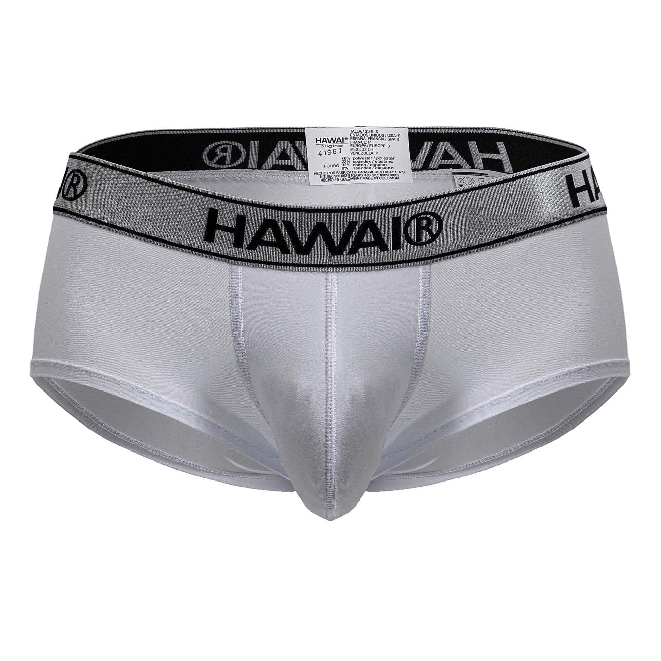 HAWAIR 41961 Microfiber Briefs Color White