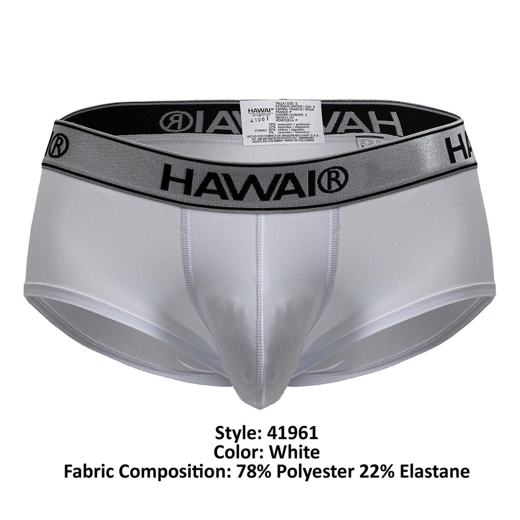 HAWAIR 41961 Microfiber Briefs Color White
