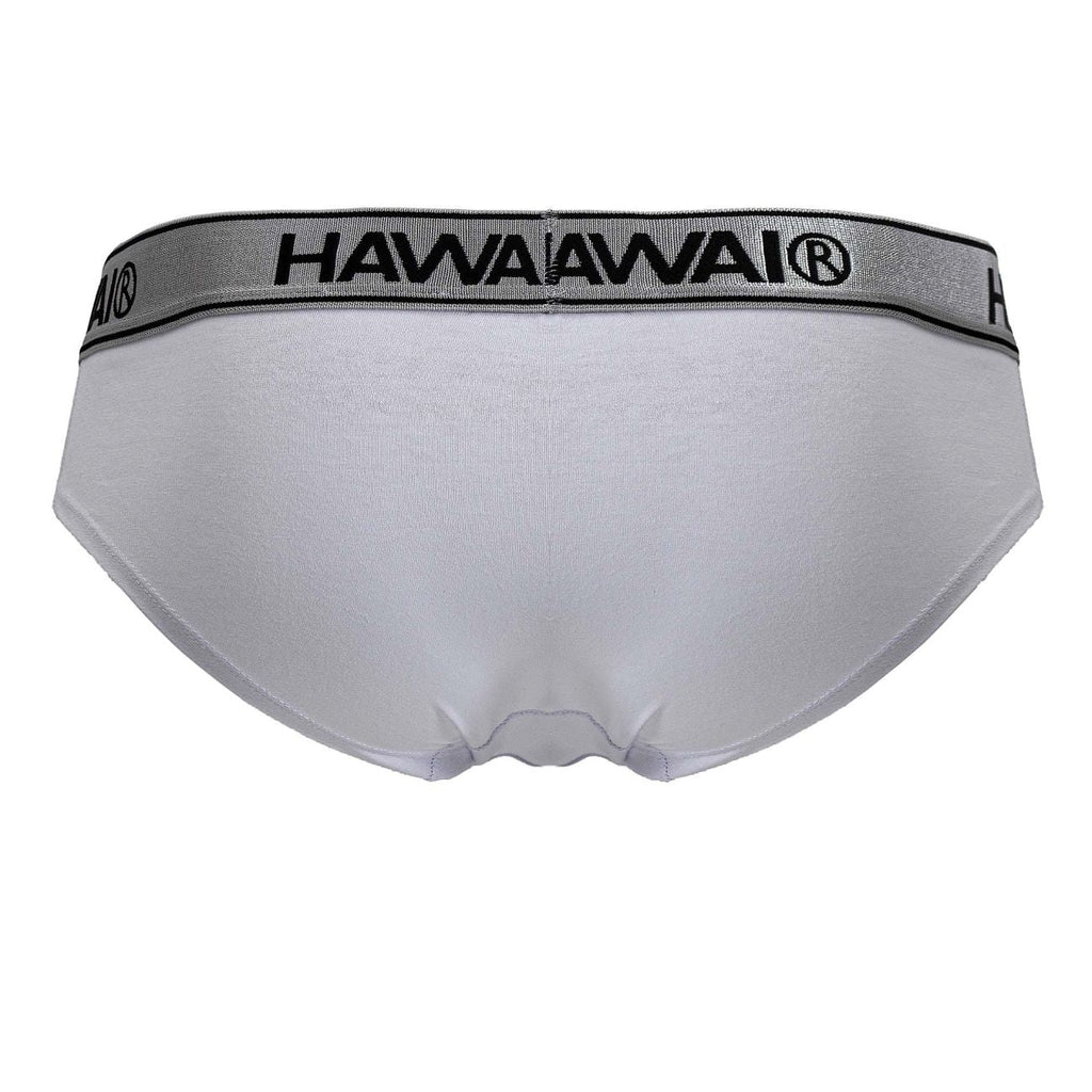 HAWAIR 41962 Cotton blend Briefs Color White-01