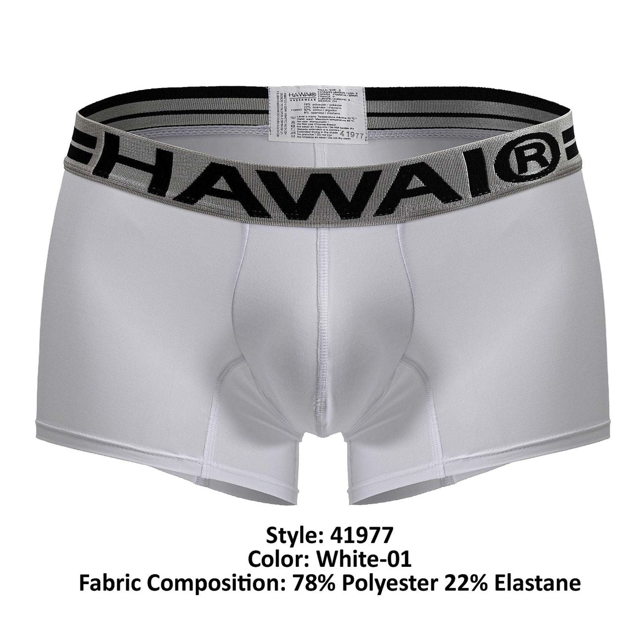 HAWAIR 41977 Microfiber Trunks Color White-01