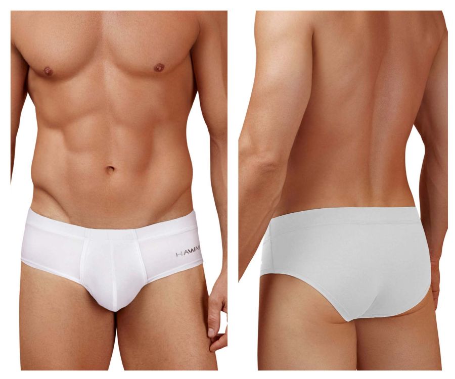 HAWAIR 42241 Microfiber Briefs Color White-01