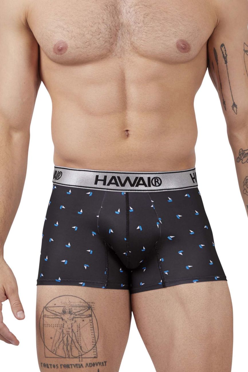 HAWAIR 42470 Printed Microfiber Trunks Color Black