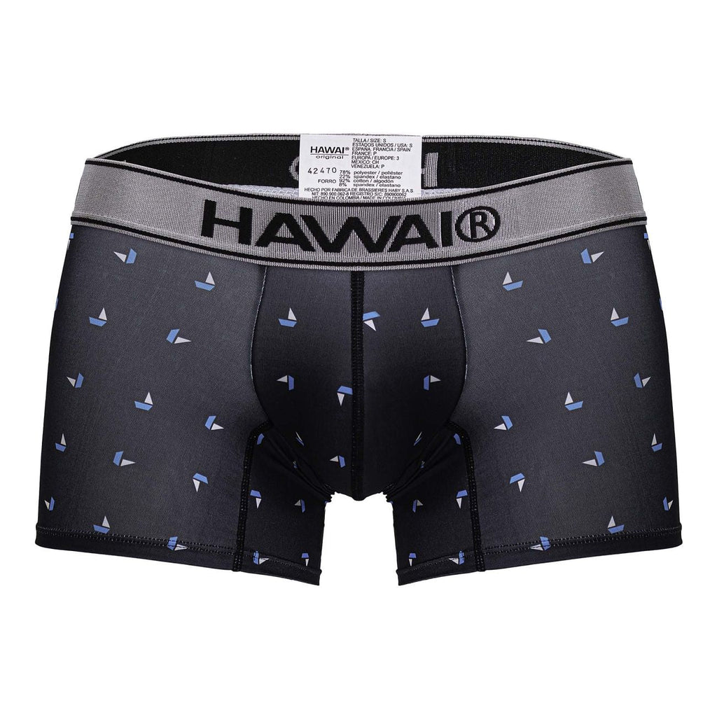 HAWAIR 42470 Printed Microfiber Trunks Color Black