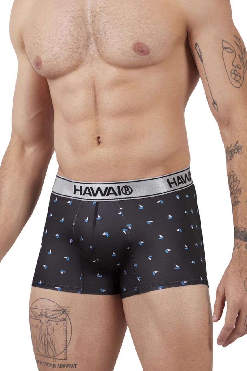 HAWAIR 42470 Printed Microfiber Trunks Color Black