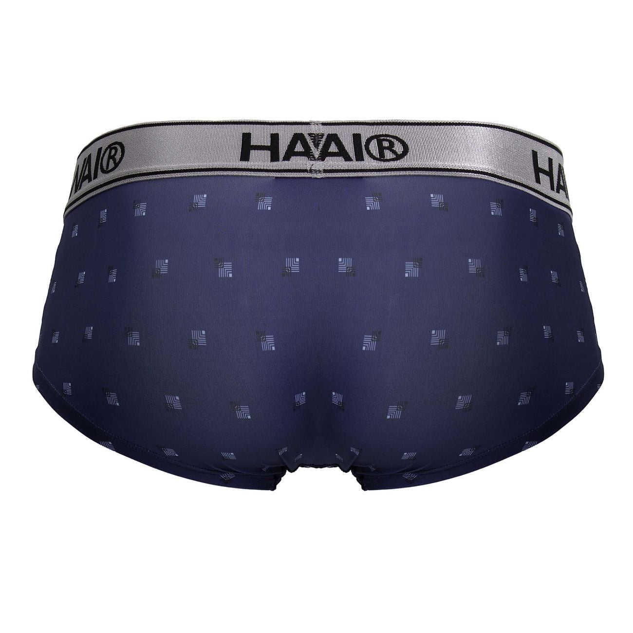 HAWAIR 42480 Printed Microfiber Briefs Color Blue