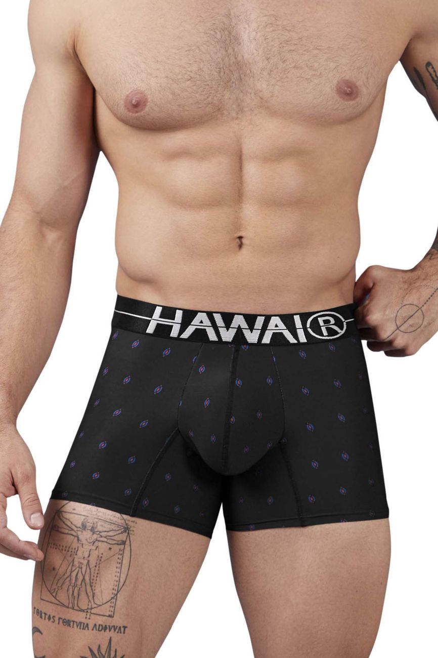 HAWAIR 42520 Printed Microfiber Trunks Color Black