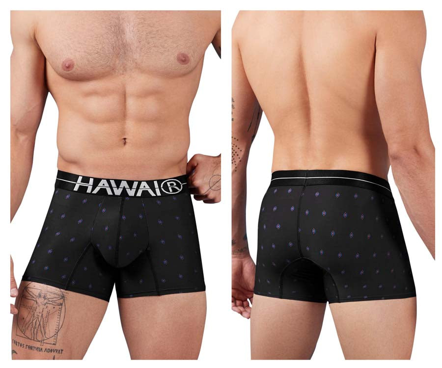 HAWAIR 42520 Printed Microfiber Trunks Color Black