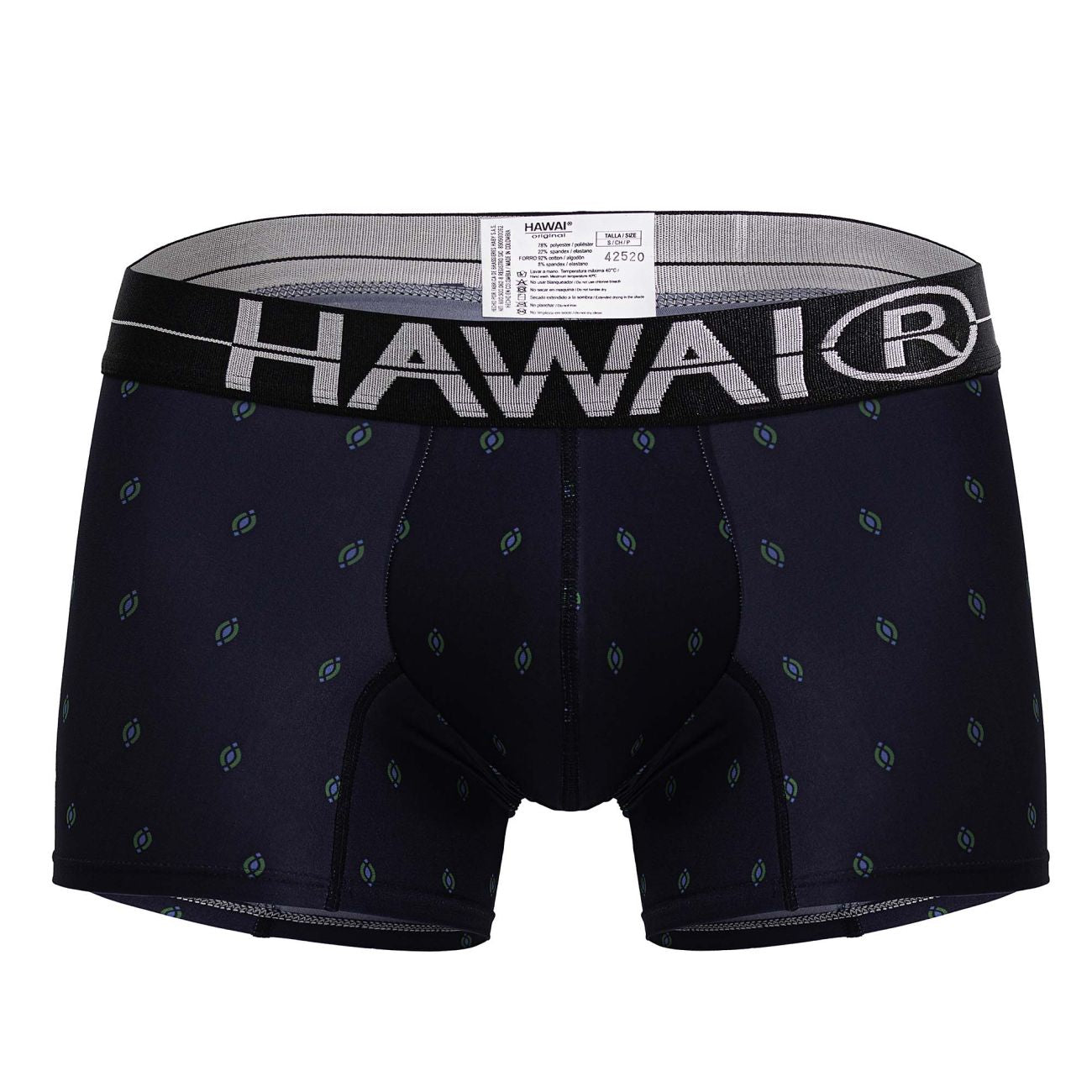 HAWAIR 42520 Printed Microfiber Trunks Color Dark Blue