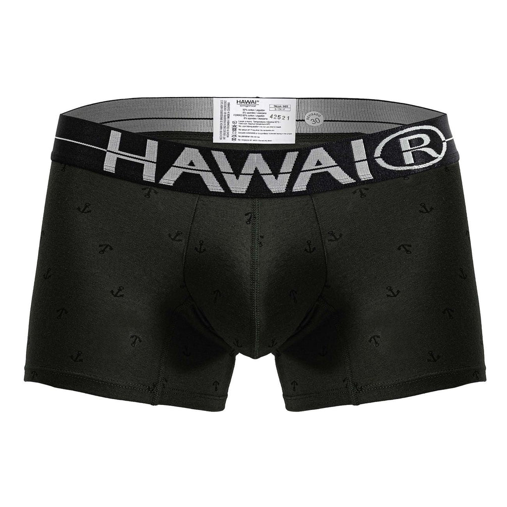HAWAIR 42521 Cotton blend Trunks Color Military Green