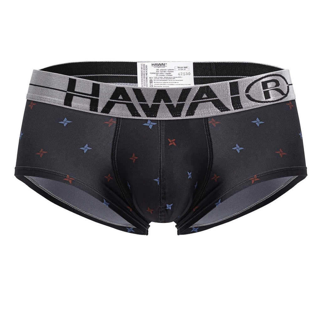HAWAIR 42530 Printed Microfiber Briefs Color Gray