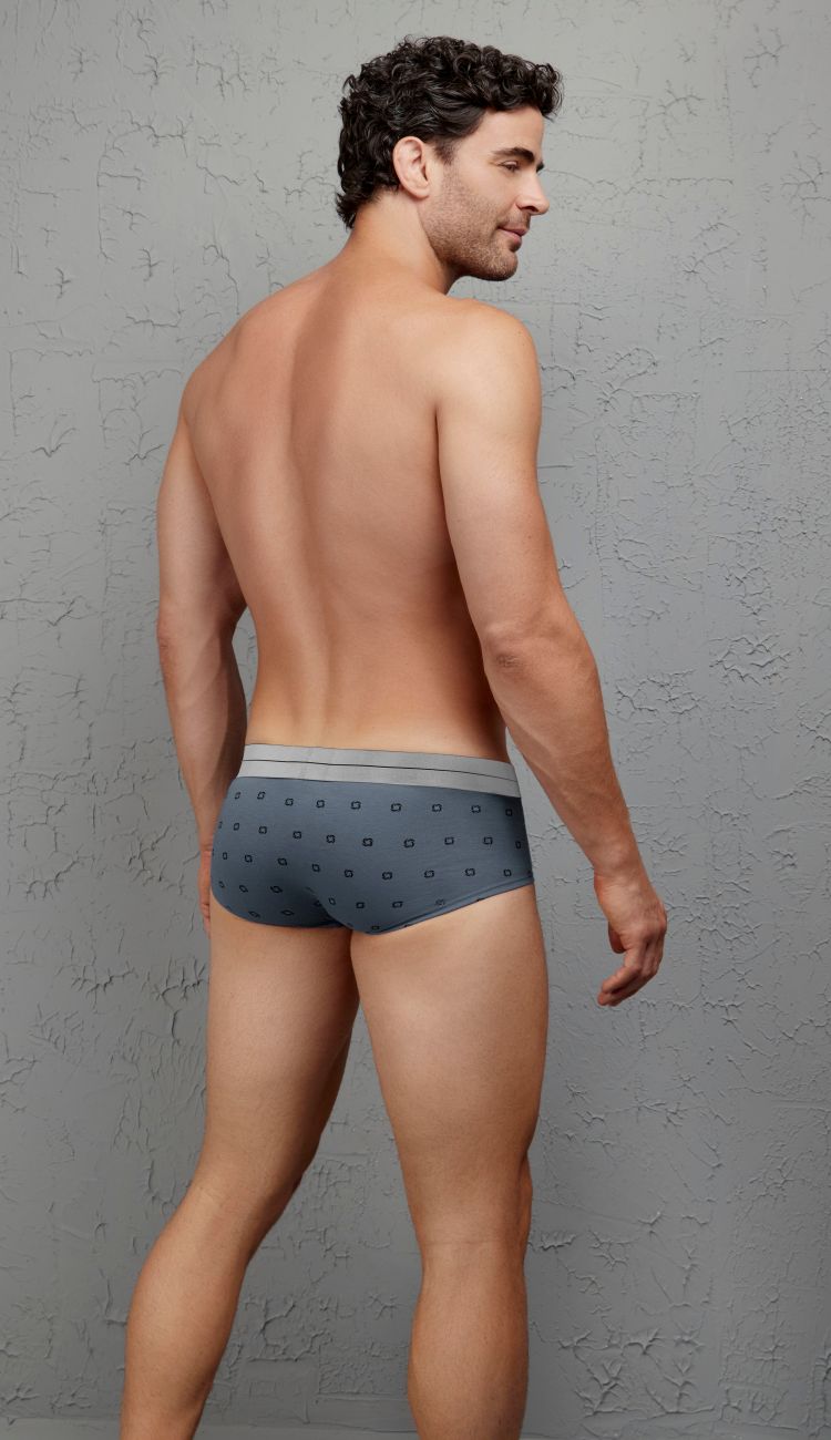 HAWAIR 42531 Cotton blend Briefs Color Gray