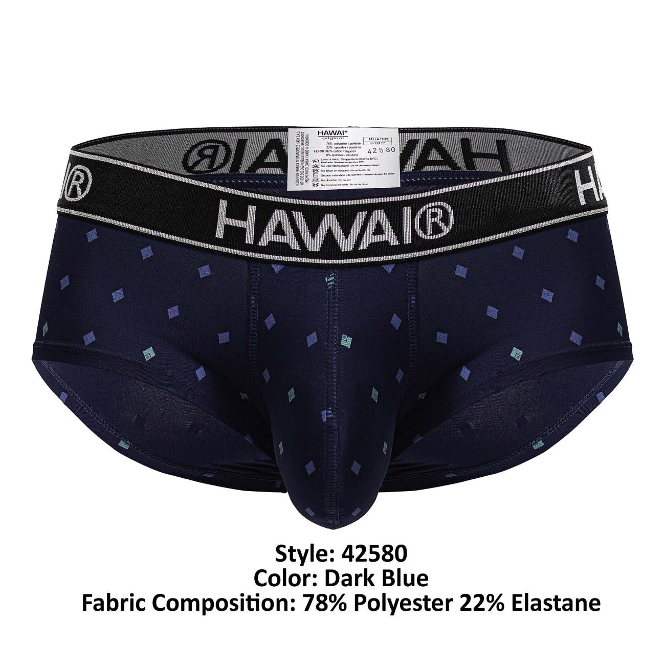 HAWAIR 42580 Microfiber Briefs Color Dark Blue