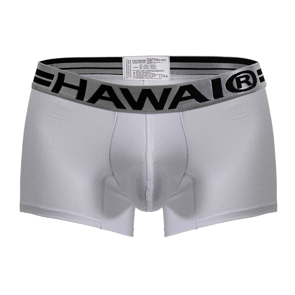 HAWAIR 4986 Cotton blend Trunks Color White-01