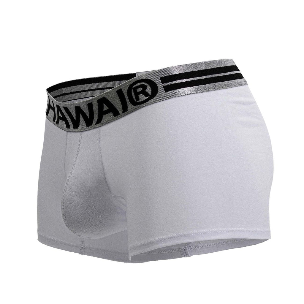 HAWAIR 4986 Cotton blend Trunks Color White-01