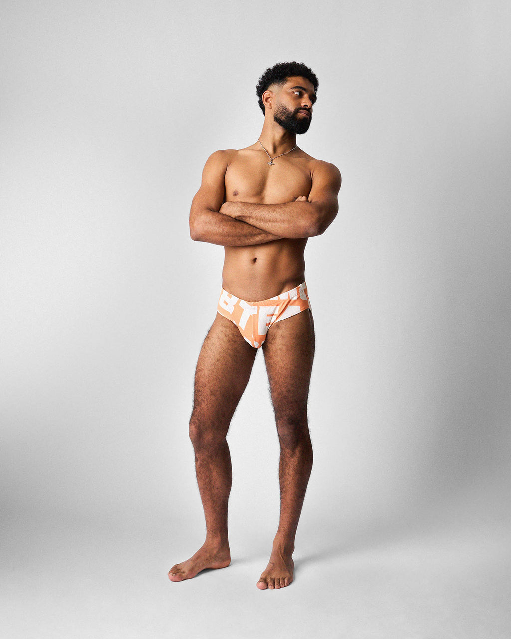 Headliner Wide Swim Brief - Orange