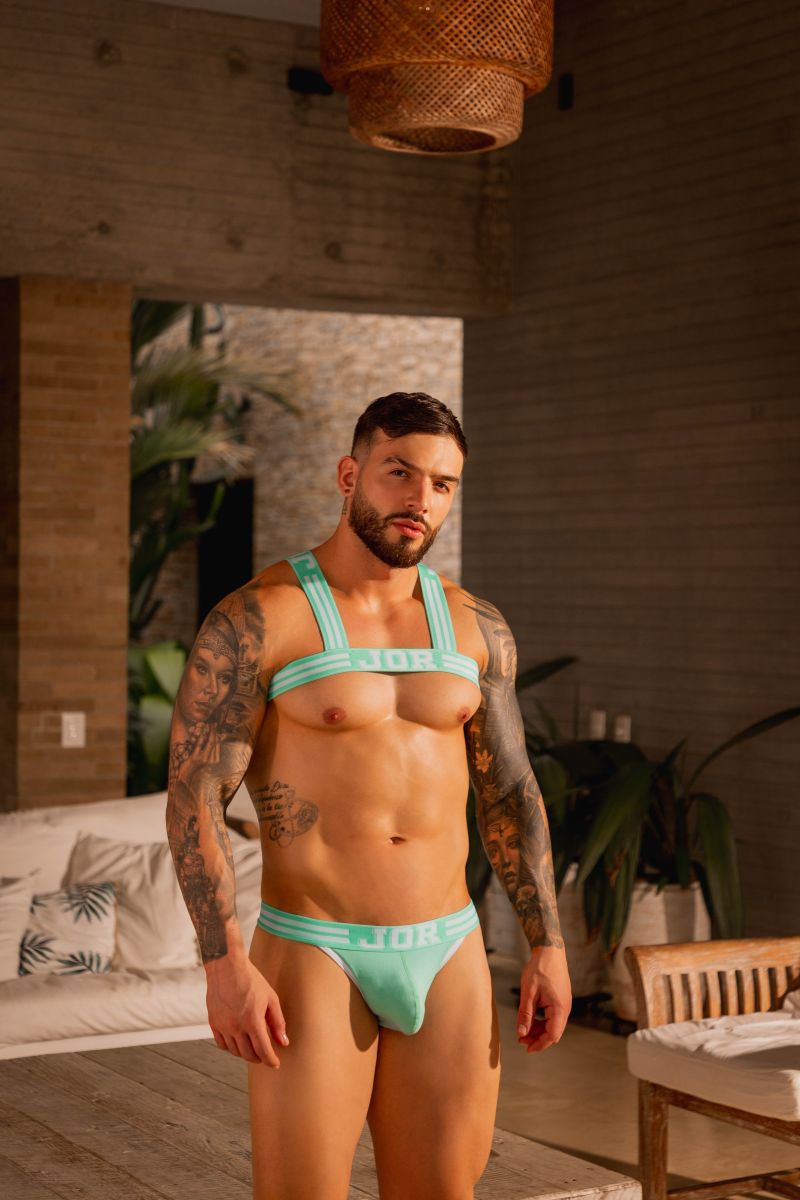 JOR 2323 College Thongs Color Mint