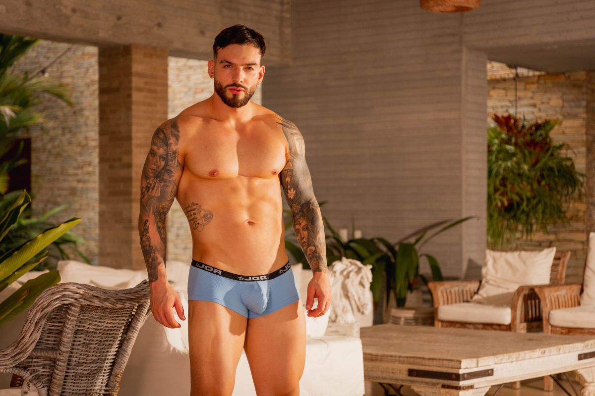 JOR 2345 Cannes Trunks Color Blue