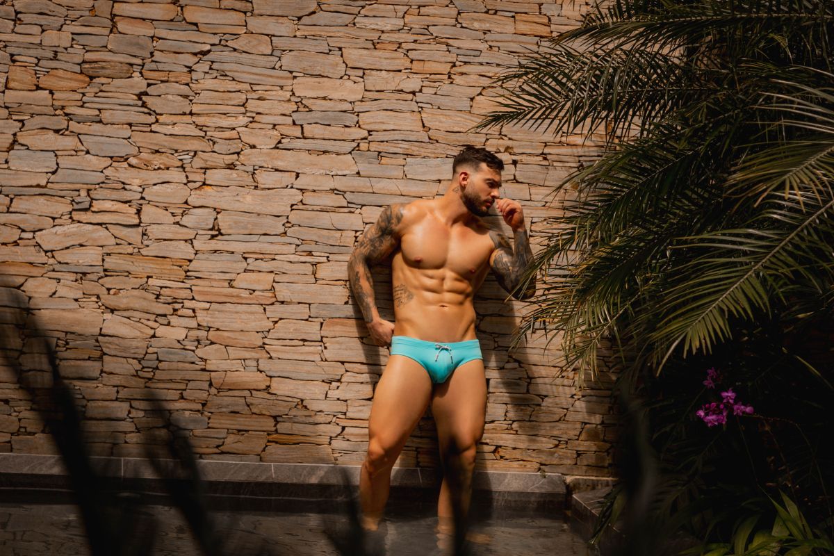 JOR 2387 Travel Swim Briefs Color Turquoise