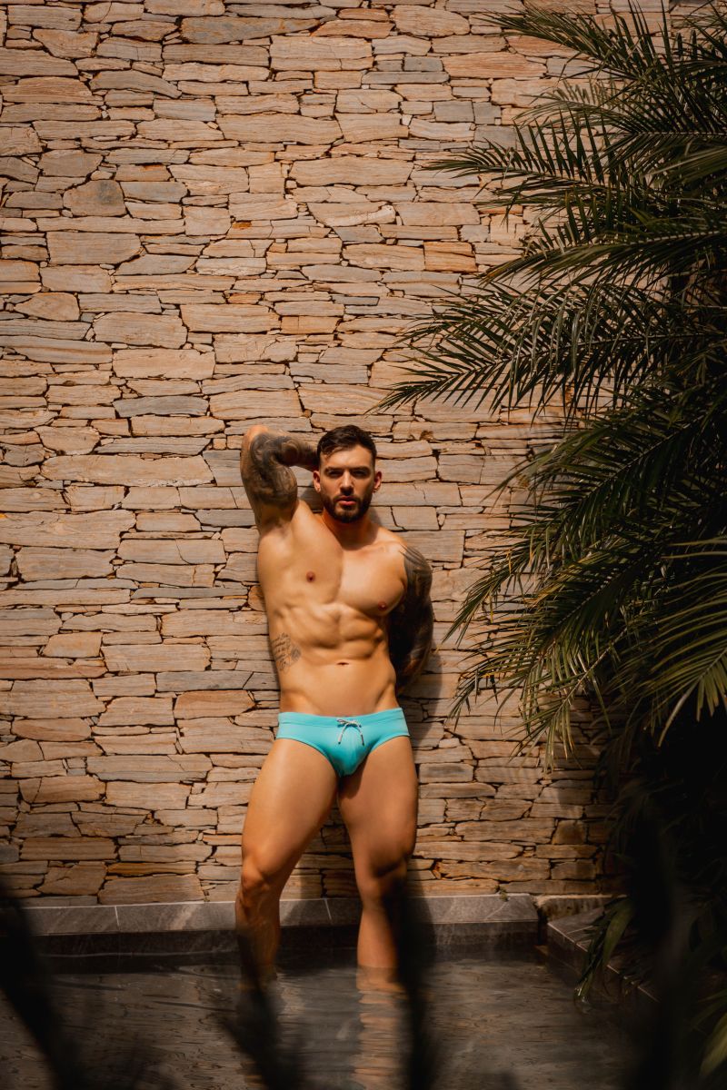 JOR 2387 Travel Swim Briefs Color Turquoise