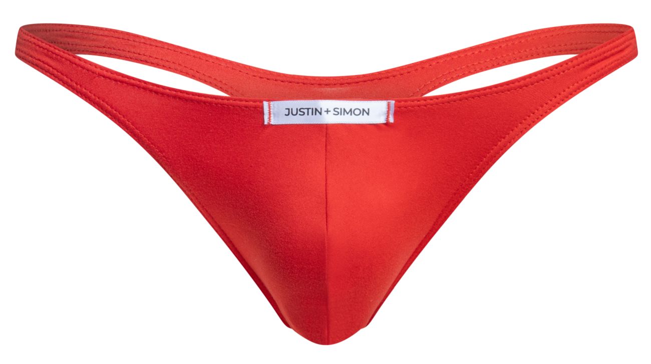 JUSTIN+SIMON XSJ03 Classic Thongs Color Peach Red