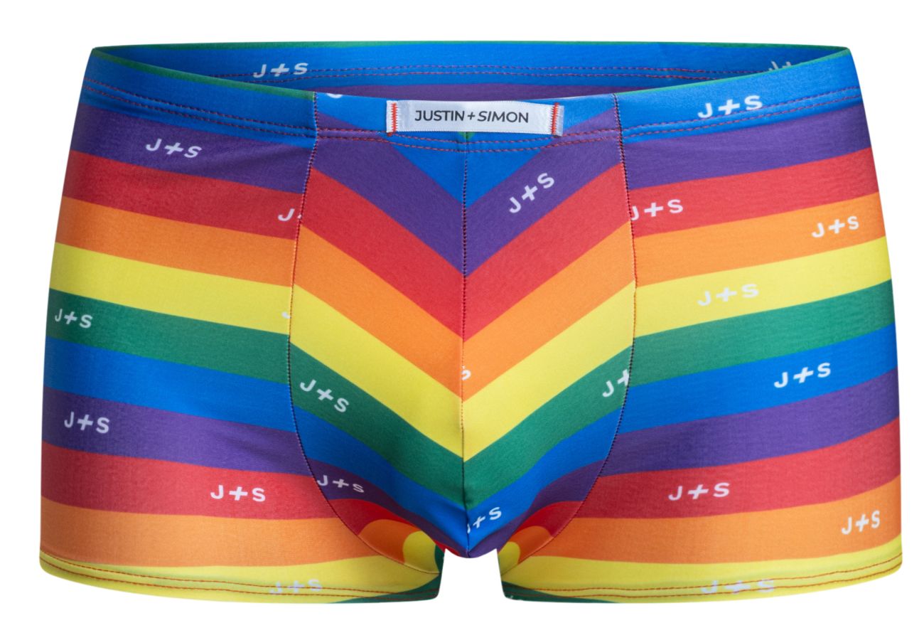 JUSTIN+SIMON XSJ08 Classic Boxer Color Pride Flag