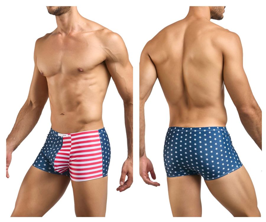 JUSTIN+SIMON XSJ08 Classic Boxer Color USA Flag