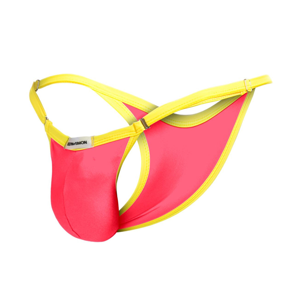 JUSTIN+SIMON XSJ12 Bikini One Color Coral