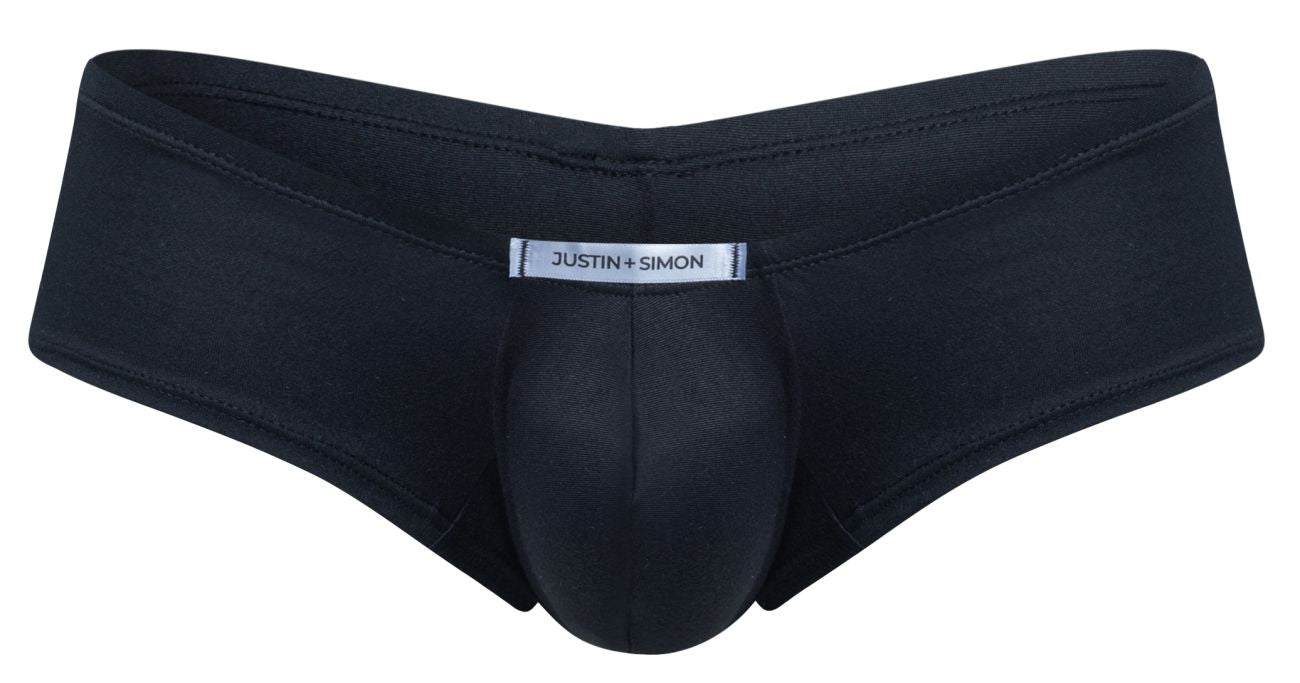 JUSTIN+SIMON XSJ13 Cheeky Bulge Boxer Color Peach Black