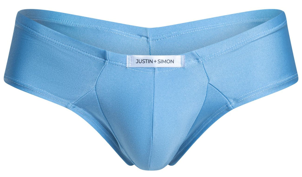 JUSTIN+SIMON XSJ22 Cheek Briefs Color Baby Blue